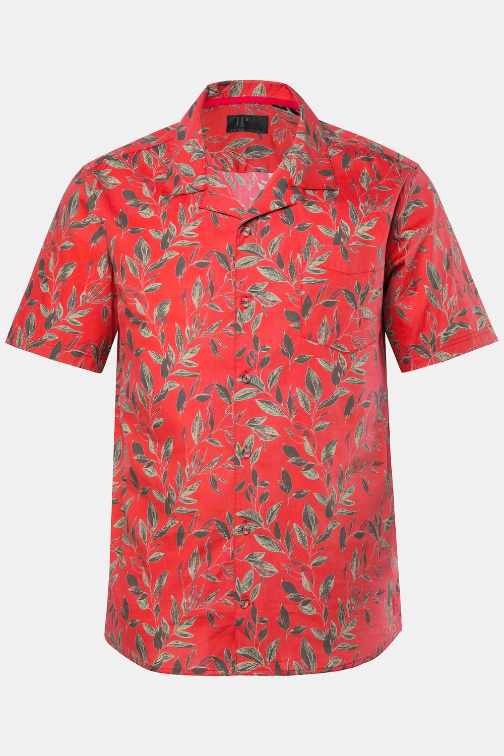 Chemise JP 1880 imprimé à fleurs, manches courtes et col cubain, coupe Cuba Fit - jusqu'au 8 XL