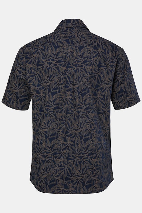 JP1880 overhemd, korte mouwen, all-over print, buttondown-kraag, Modern Fit, tot 8XL
