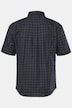 Camicia a quadri JP1880 dalla vestibilità moderna con mezze maniche e colletto button-down, disponibile fino alla tg. 8XL