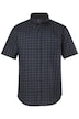 Kostkovaná košile JP1880, krátké rukávy, límeček s knoflíky, Modern střih, do 8XL