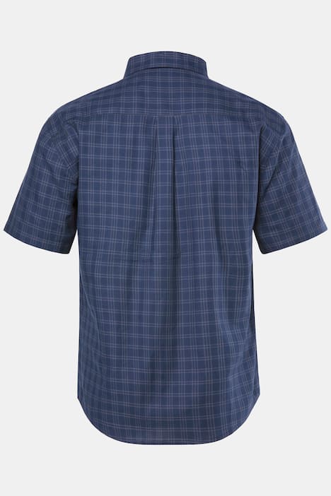 JP1880 ternet skjorte med korte ærmer, buttondown-krave, moderne pasform, op til str. 8XL