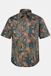 JP1880 overhemd, korte mouwen, bloemenmotief, kentkraag, Modern Fit, tot 8XL