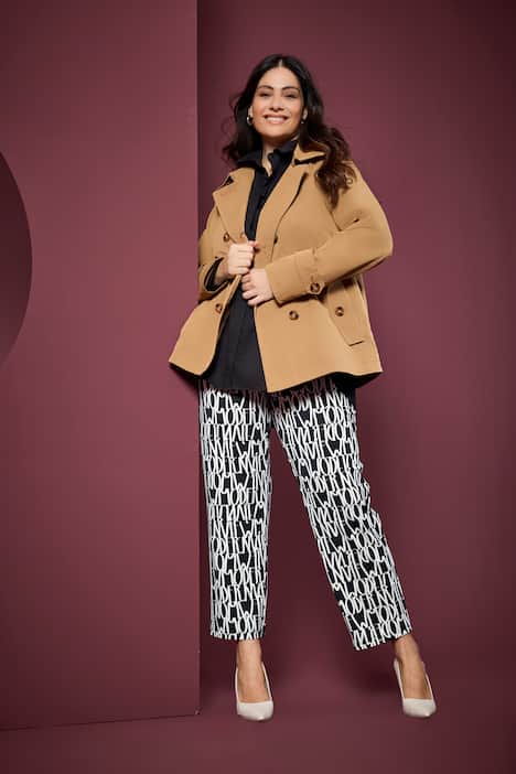 HYPRAR, Kurz-Trenchcoat, A-Linie, wasserabweisend