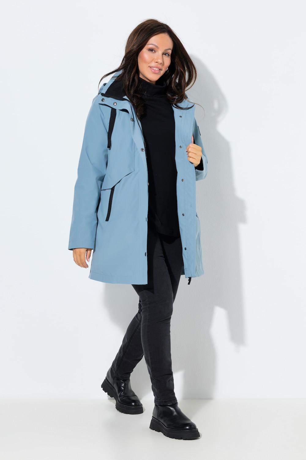 HYPRAR, Funktionsjacke, wasserdicht, Kapuze