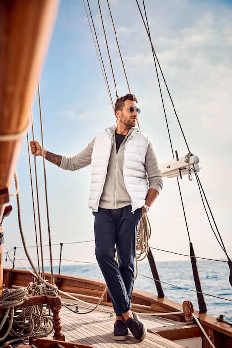 JP1880 Weste, Outdoor, Bauchfit, Stehkragen, bis 8 XL