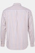 Chemise JP 1880 en lin mélangé à rayures, manches longues et col à pointes boutonnées, coupe Modern Fit - jusqu'au 8 XL