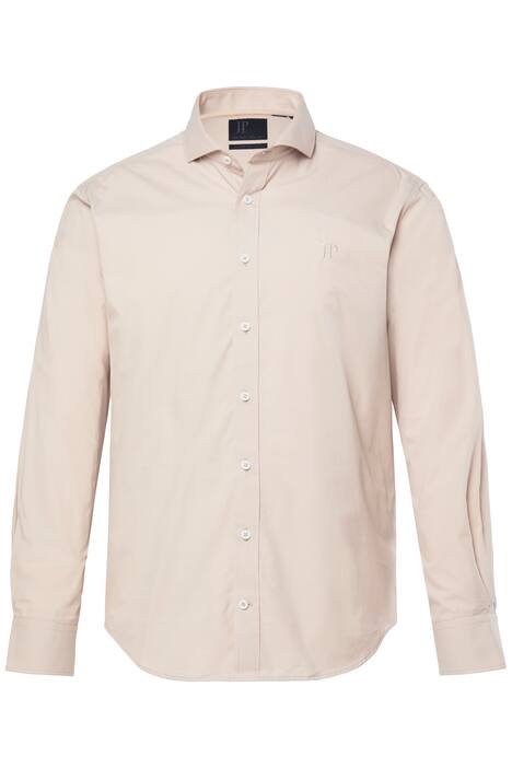 Košile JP1880, kolekce business, dlouhé rukávy, žraločí límeček, Modern střih, do 8XL