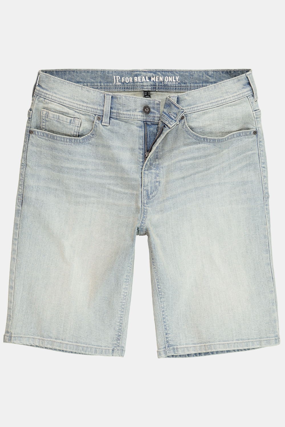 Bermuda en jean JP 1880, technologie FLEXNAMIC®, coupe Loose Fit 5 poches, esprit vintage - jusqu'à la taille 74