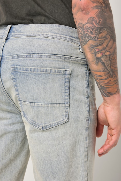 JP1880 Jeansbermuda FLEXNAMIC®, denim, vintage, 5-pocket, op til str. 72