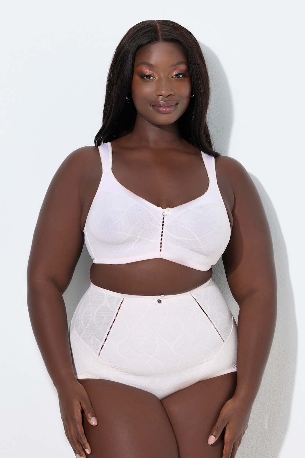 Große Größen Soft-BH, Damen, rosa, Größe: 95B, Synthetische Fasern/Elasthan, Ulla Popken