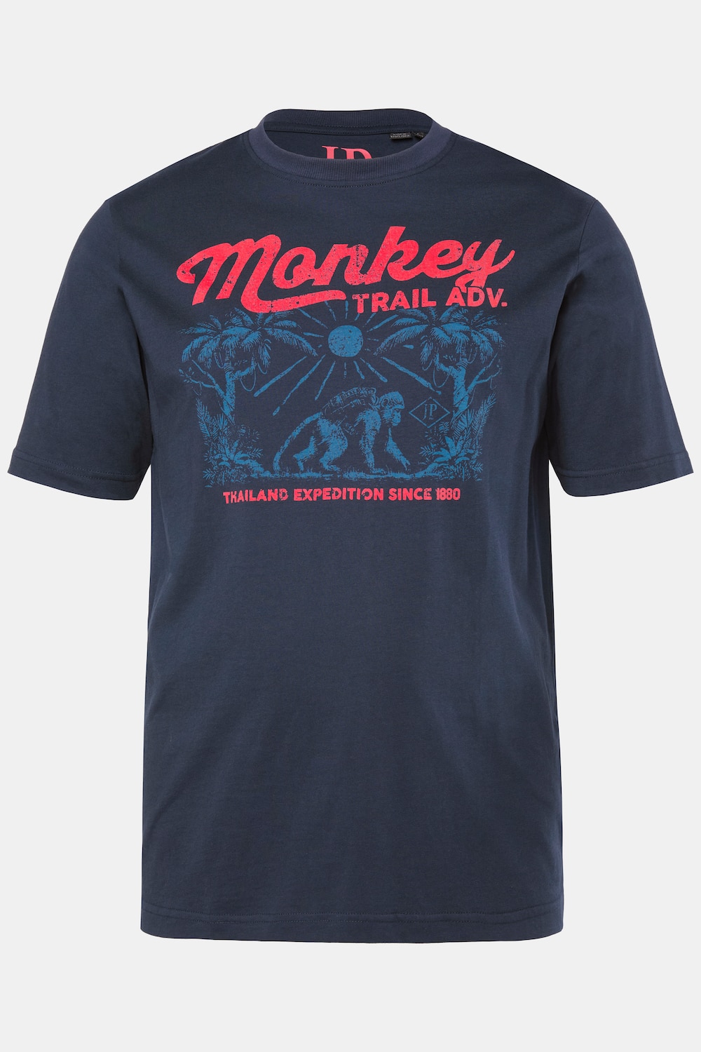 JP1880 T-shirt, korte mouwen, print, tot 8XL