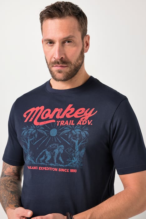 JP1880 T-shirt, korte mouwen, print, tot 8XL