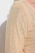 Langarmshirt, A-Linie, Glitzersteinchen-Verlauf