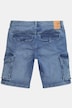 Bermuda en jean JP 1880, modèle cargo avec finition FLEXNAMIC®, coupe Regular Fit - jusqu'à la taille 74