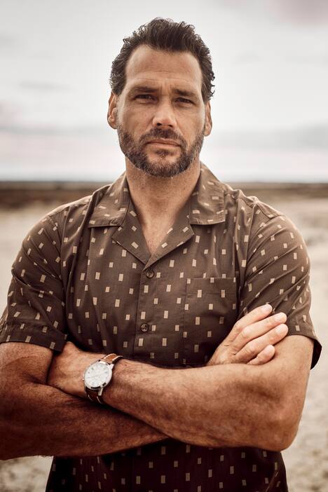 JP1880 overhemd, korte mouw, Cubaanse kraag, all-over print, Cuba fit, tot 8XL