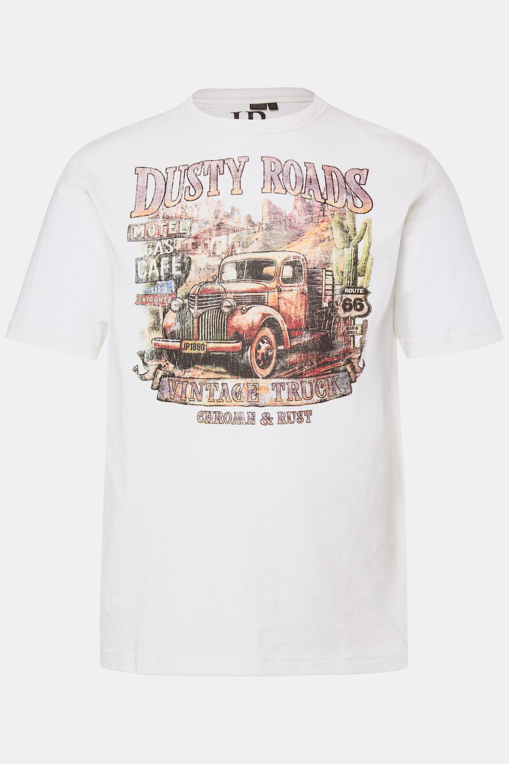 T-shirt JP 1880, imprimé et manches courtes - jusqu'au 8 XL