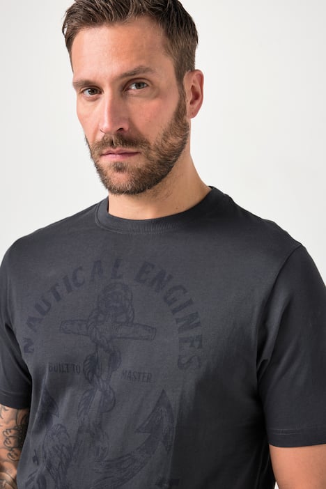 JP1880 T-shirt, korte mouwen, print, tot 8XL