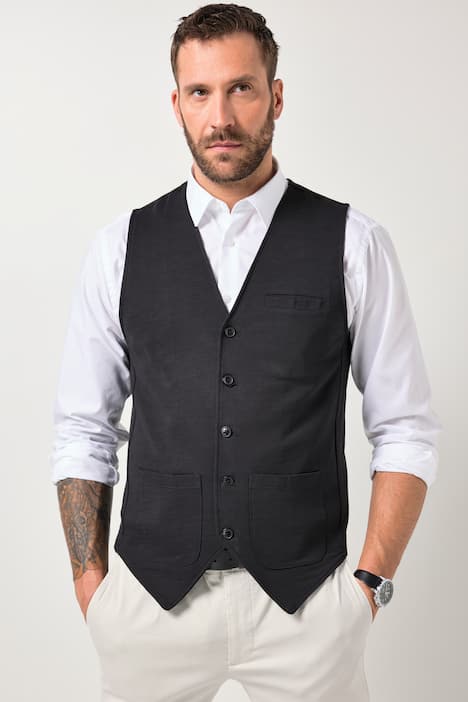 JP1880 sweatjasje, business, sweatstof van slubgarens, tot 8XL