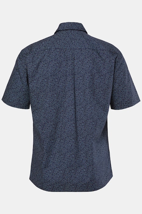 JP1880 Hemd, Halbarm, Buttondown-Kragen, Alloverprint, Modern Fit, bis 8 XL
