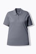 Poloshirt, langere knoopsluiting, polokraag, korte mouwen