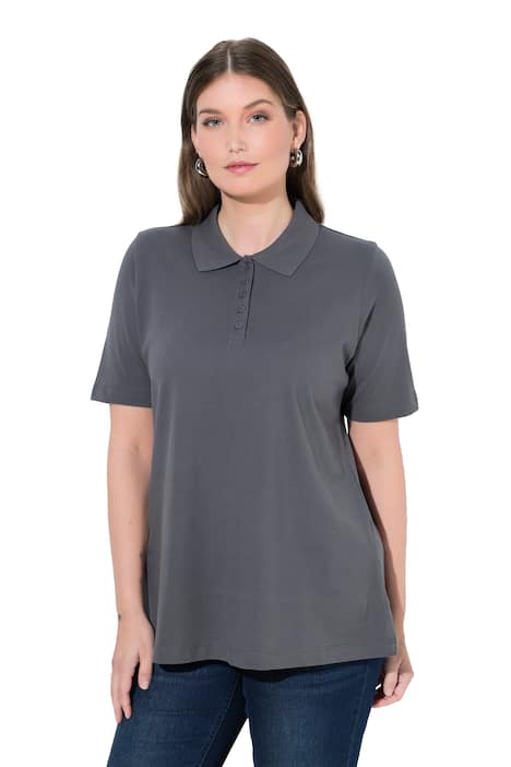 Polokošile, delší knoflíková léga, polo límeček, krátké rukávy