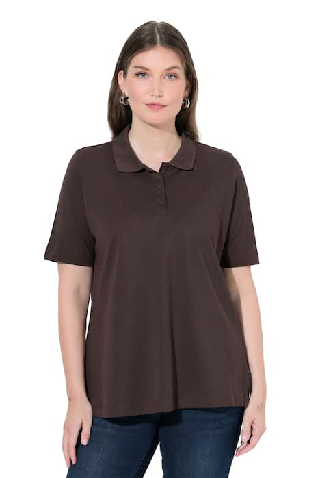 Polokošile, delší knoflíková léga, polo límeček, krátké rukávy