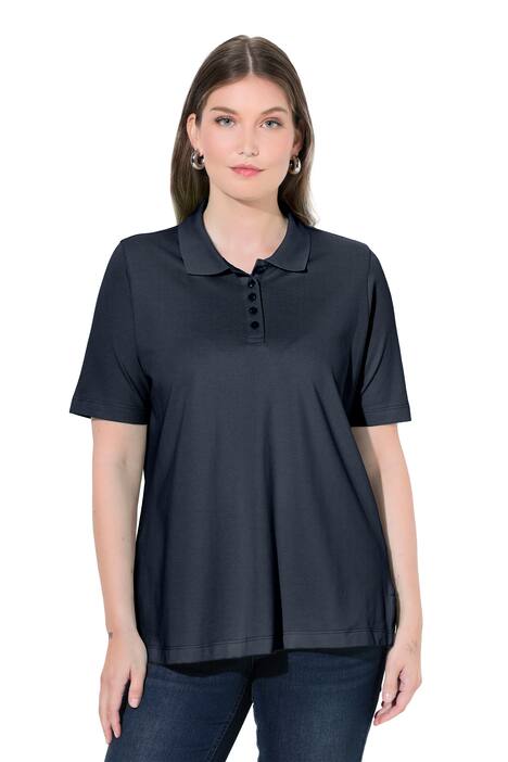 Polokošile, delší knoflíková léga, polo límeček, krátké rukávy