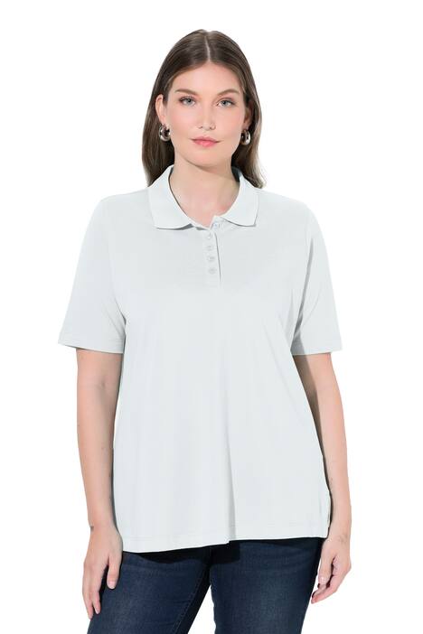 Polokošile, delší knoflíková léga, polo límeček, krátké rukávy