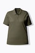 Poloshirt, langere knoopsluiting, polokraag, korte mouwen