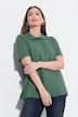Poloshirt, langere knoopsluiting, polokraag, korte mouwen