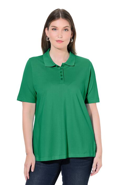 Polokošile, delší knoflíková léga, polo límeček, krátké rukávy