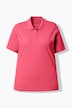 Poloshirt, langere knoopsluiting, polokraag, korte mouwen