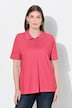 Poloshirt, langere knoopsluiting, polokraag, korte mouwen