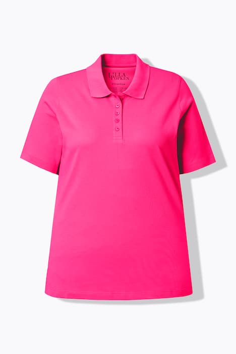 Polokošile, delší knoflíková léga, polo límeček, krátké rukávy