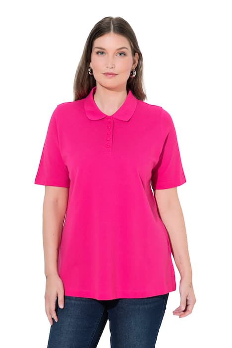 Polokošile, delší knoflíková léga, polo límeček, krátké rukávy