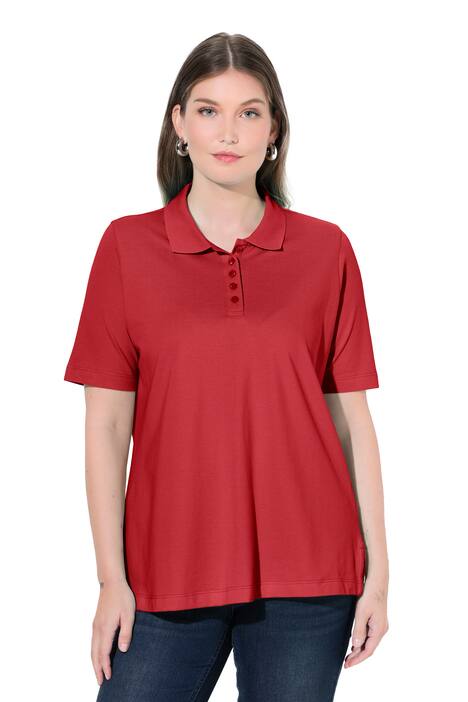 Polokošile, delší knoflíková léga, polo límeček, krátké rukávy