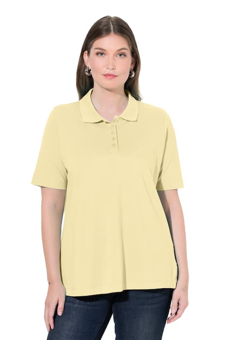 Polokošile, delší knoflíková léga, polo límeček, krátké rukávy