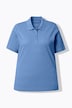 Poloshirt, langere knoopsluiting, polokraag, korte mouwen