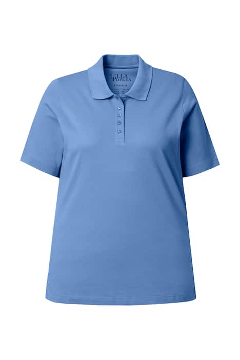 Polokošile, delší knoflíková léga, polo límeček, krátké rukávy