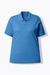 Poloshirt, langere knoopsluiting, polokraag, korte mouwen