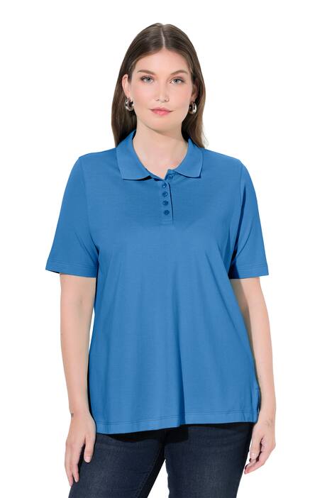 Polokošile, delší knoflíková léga, polo límeček, krátké rukávy