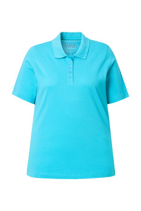 Polokošile, delší knoflíková léga, polo límeček, krátké rukávy