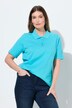 Poloshirt, langere knoopsluiting, polokraag, korte mouwen
