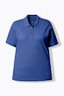Poloshirt, langere knoopsluiting, polokraag, korte mouwen