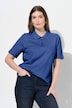 Poloshirt, langere knoopsluiting, polokraag, korte mouwen