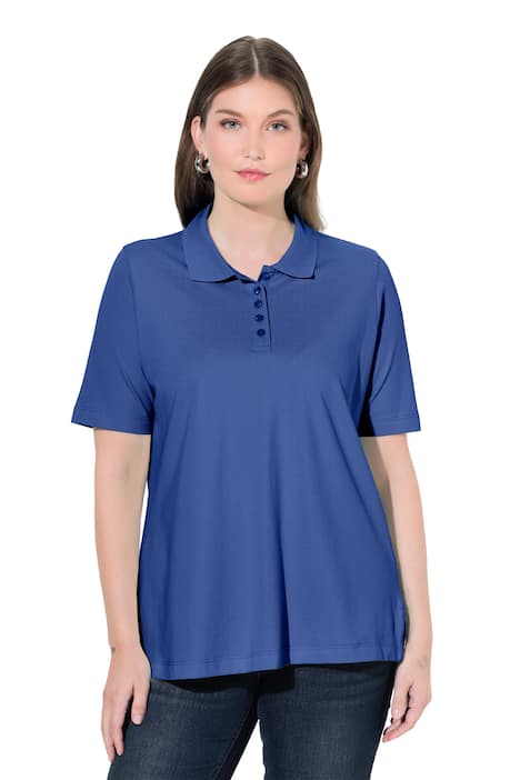 Polokošile, delší knoflíková léga, polo límeček, krátké rukávy