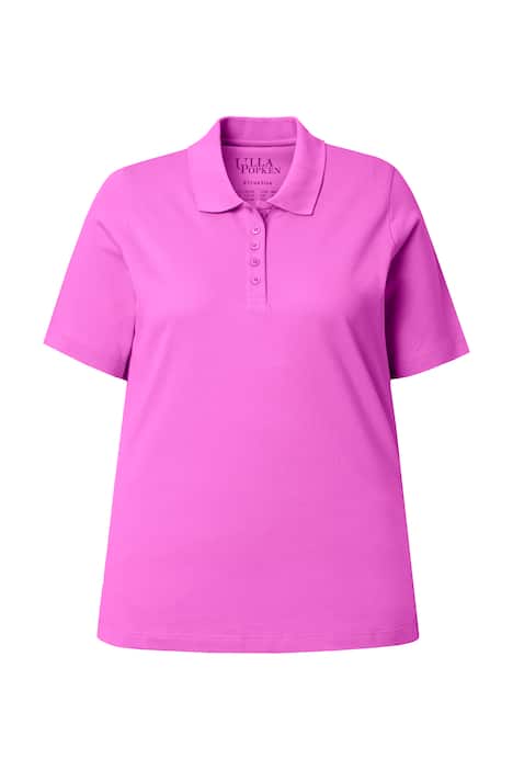 Polokošile, delší knoflíková léga, polo límeček, krátké rukávy