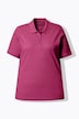 Poloshirt, langere knoopsluiting, polokraag, korte mouwen
