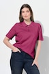 Poloshirt, langere knoopsluiting, polokraag, korte mouwen