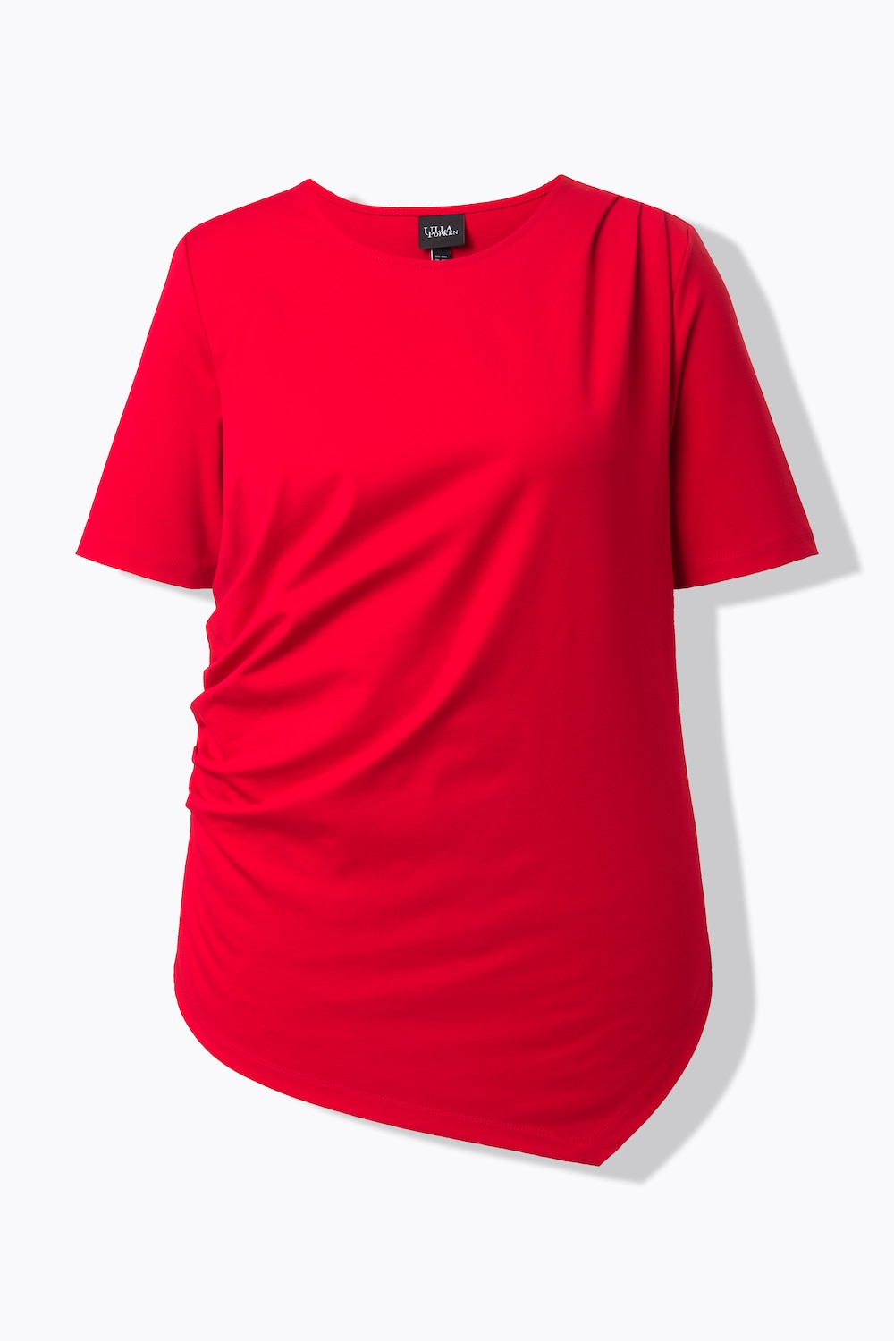 Stora storlekar T-shirt, Dam, röd, storlek: 58/60, Viskos/Syntetfibrer, Ulla Popken